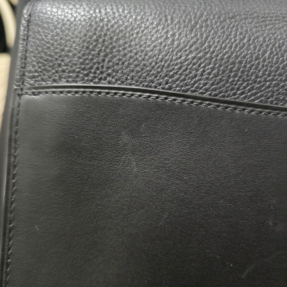 Coach Black Satchel with Gold Accent - Picture 6 of 13